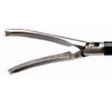 Затискач за ДеБейкі, вигнутий з тонкими браншами (31 мм), вставка монополярна, 5 мм х 360 мм